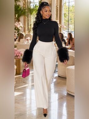 Pamela Baddie Fur Top